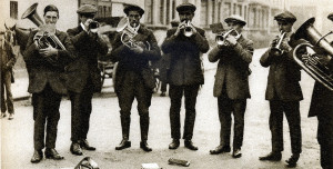 1920's street brass band.